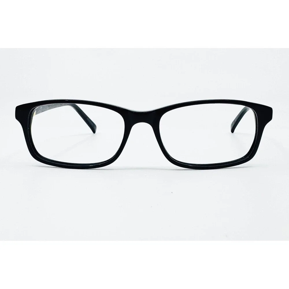 7 For All Mankind Eyeglasses Mens Black 765 Rectangular 53-17-143